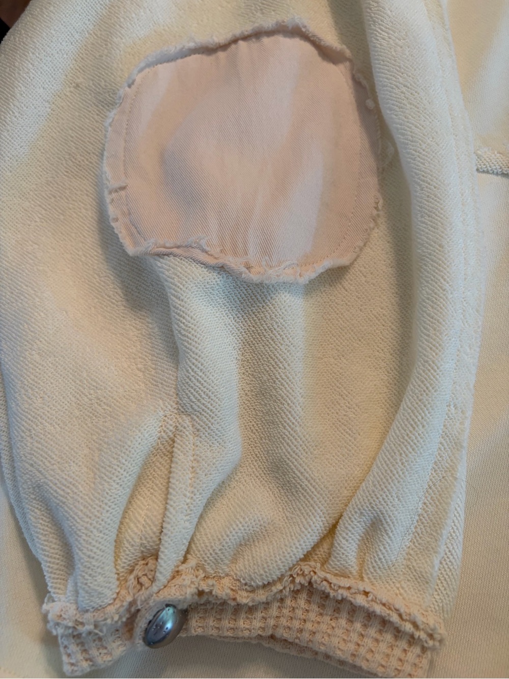 POL Patchwork Cream Jacket NWOT - Picture 5 of 9